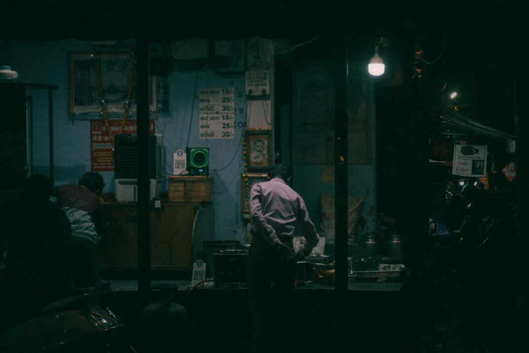 detective investigating scene